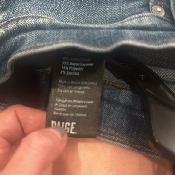 PAIGE straight leg jeans in like new condition. Size 30 - Picture 10 of 10